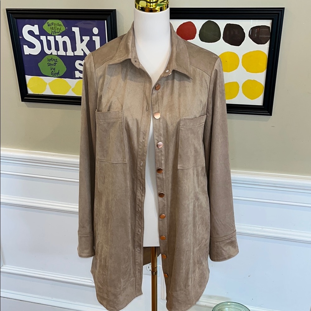 Free People Faux Leather Jacket